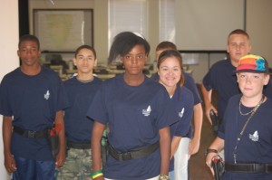 Some of the 2012 Basic Youth Police Academy Graduates