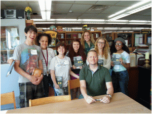 Library Brings Award-Winning Author to Jefferson Middle School