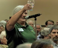A member of the public reminds the EPA that our bodies are ⅔ water and safe, clean water is essential for life.
