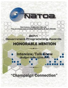 2011 NATOA Award