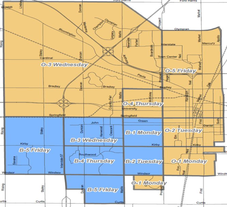 Spring 2017 Yard Waste Collection Dates - City of Champaign