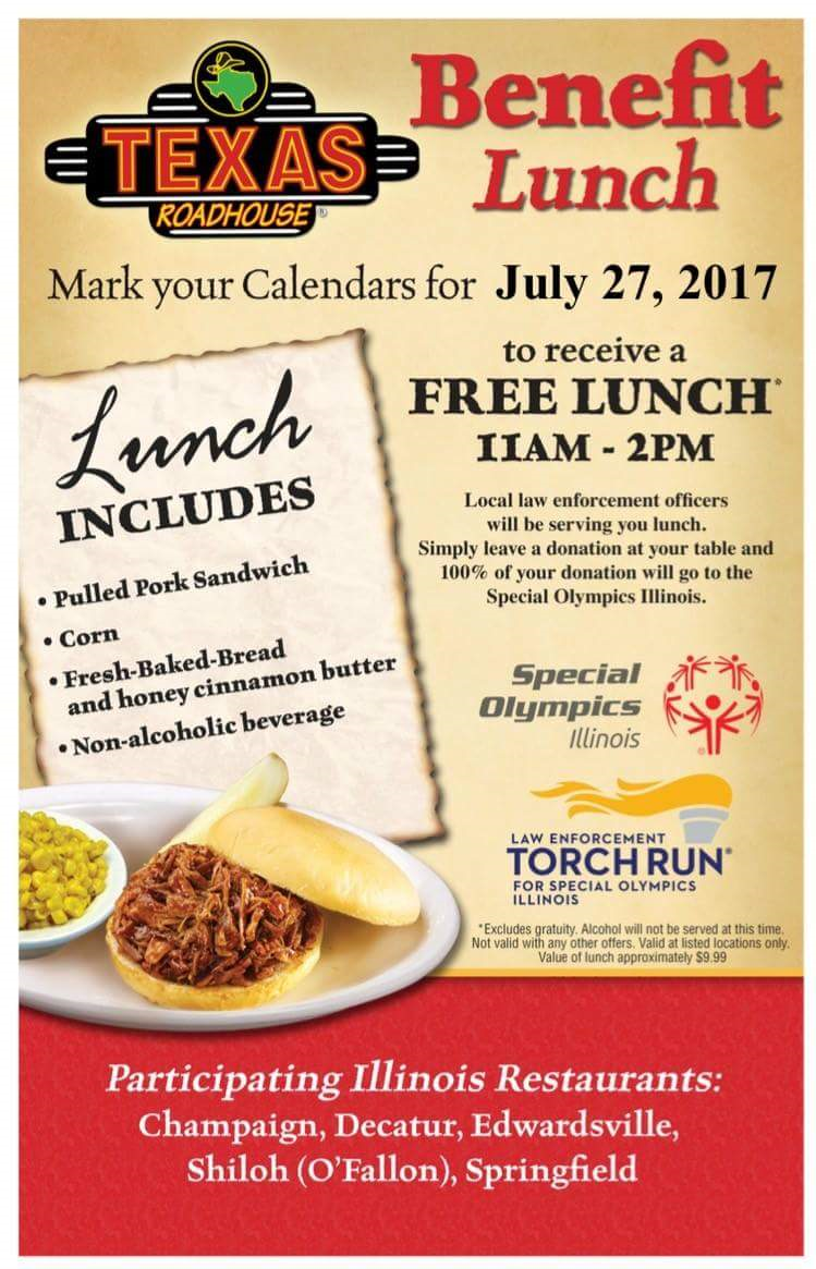 2017 Benefit Lunch for Special Olympics Illinois City of Champaign