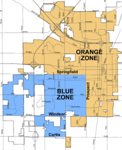 Map of Champaign