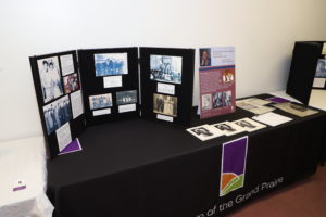 Visual displays at the African American History event