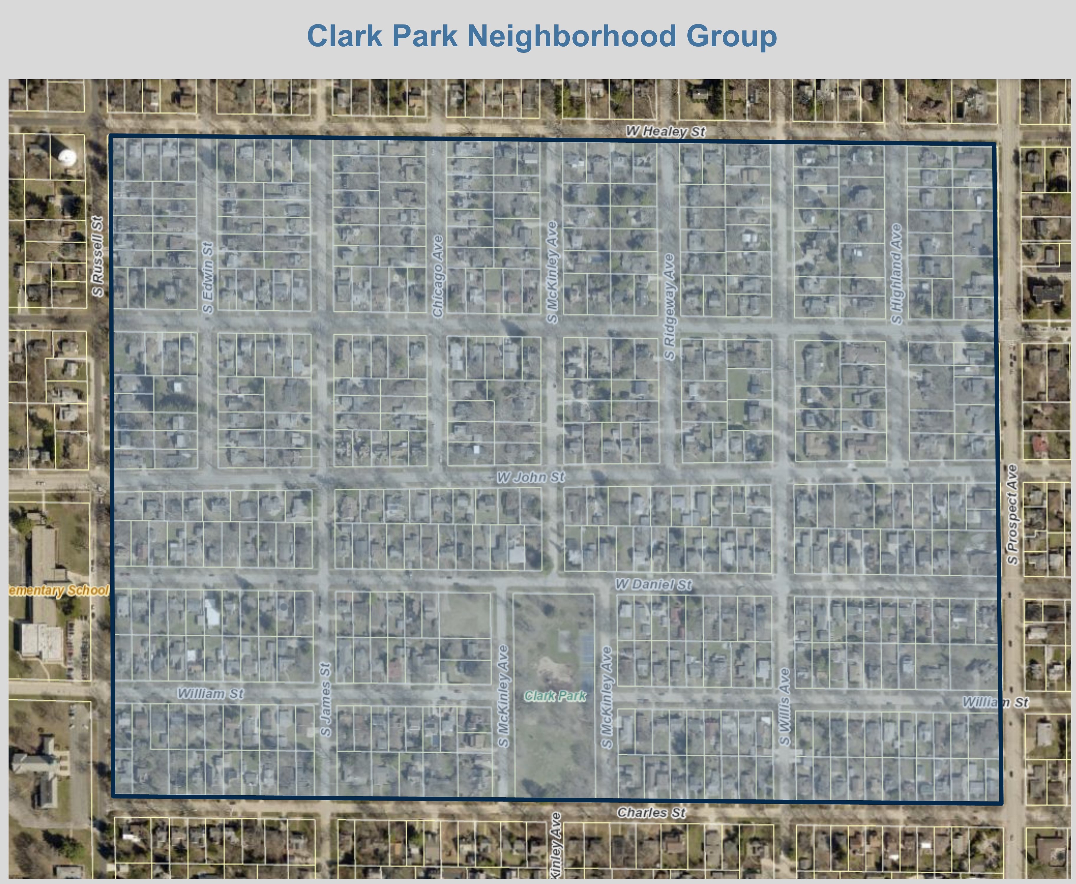 Clark Park Group Boundaries