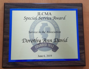 ILCMA Award to Dorothy David
