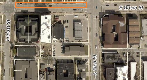Map-Green between First and Locust