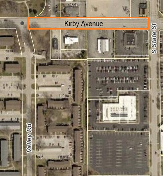 Map - Kirby between Valley and State