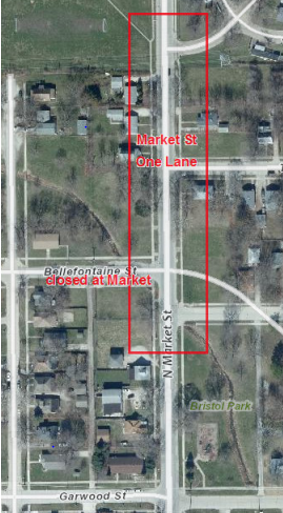 Map - Market from Bellefontaine to Apricot