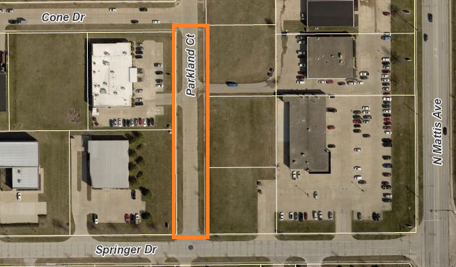 Map - Parkland between Springer and Cone