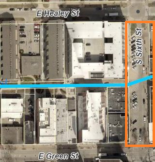 Map - Sixth between Healey and Green