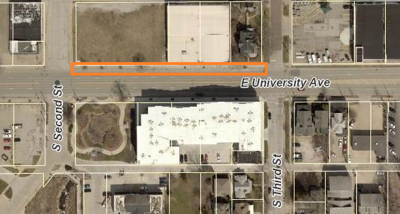 Map - University between Second and Third