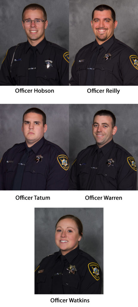 5 Champaign Police Officers