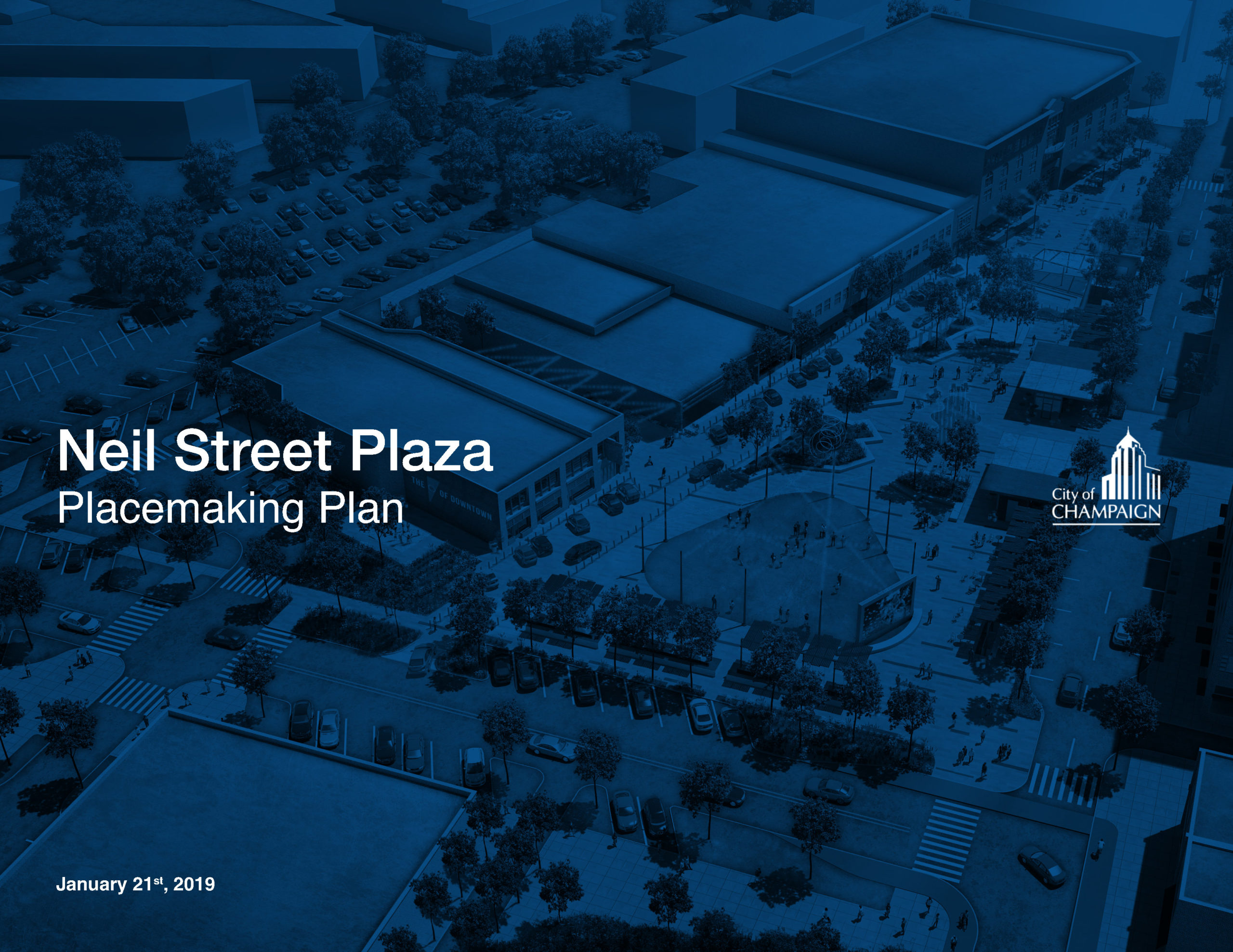 Neil Street Plaza Placemaking Plan Cover Imagery