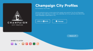 Title page for Champaign City Profiles