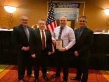 Picture of Lance Buyno and members of the Illinois Sheriff's Association