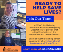 METCAD recruitment flyer