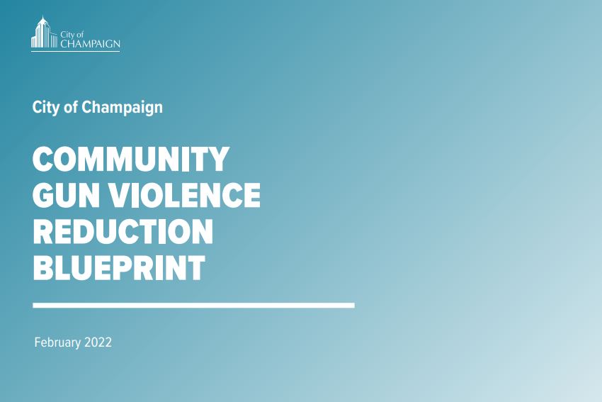 Cover of the Community Gun Violence Reduction Blueprint