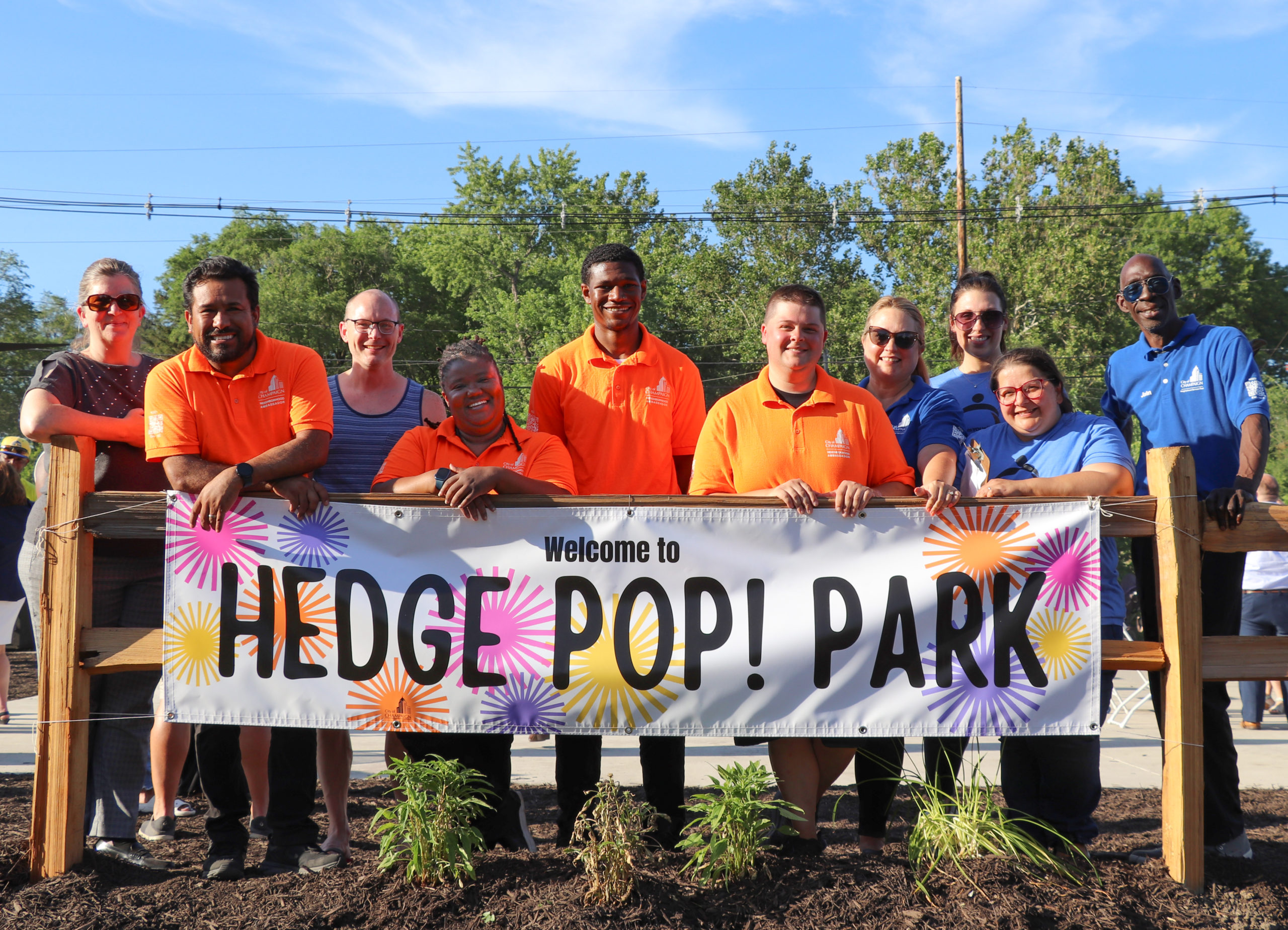 Hedge POP! Park Ribbon Cutting Ceremony