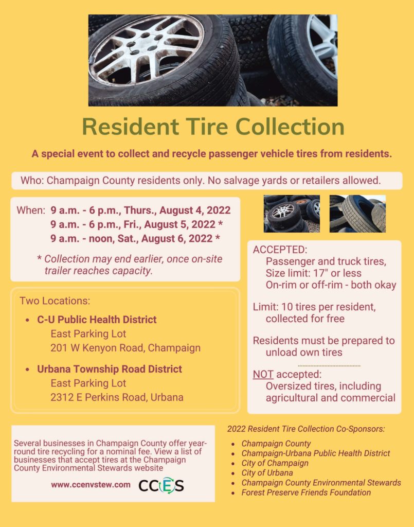 Champaign County Resident Tire Collection Event - City of Champaign Champaign County Resident Tire Collection Event - City of Champaign