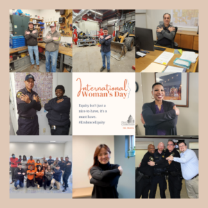 Photo montage of City Staff for International Women's Day 2023