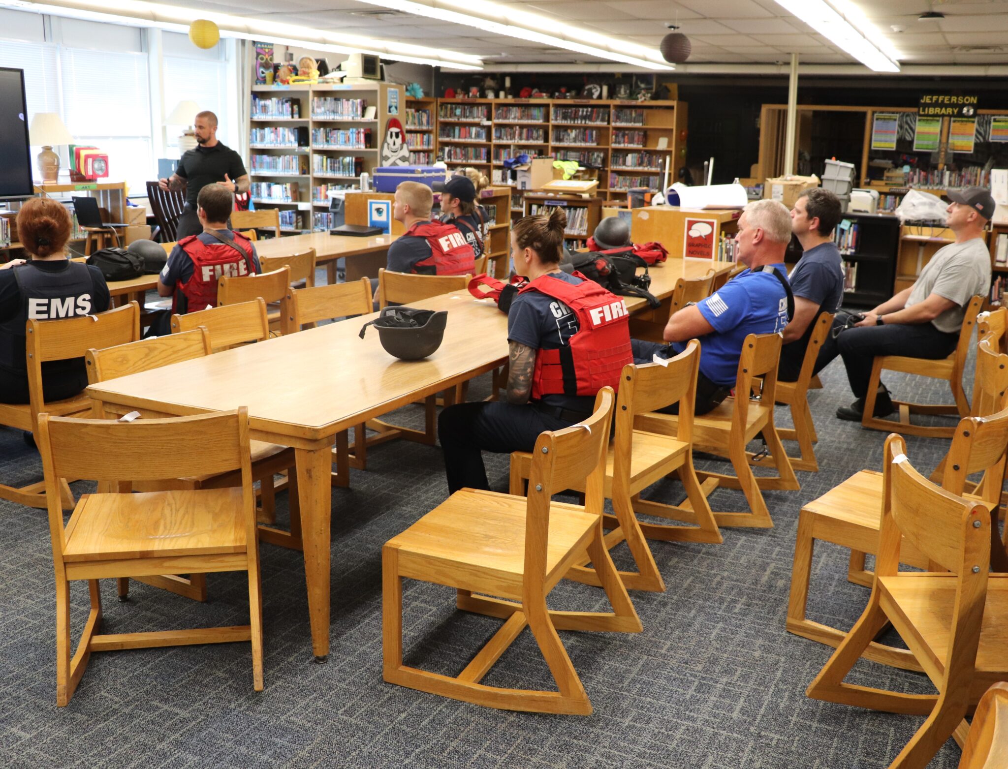 Police, Fire host training day City of Champaign