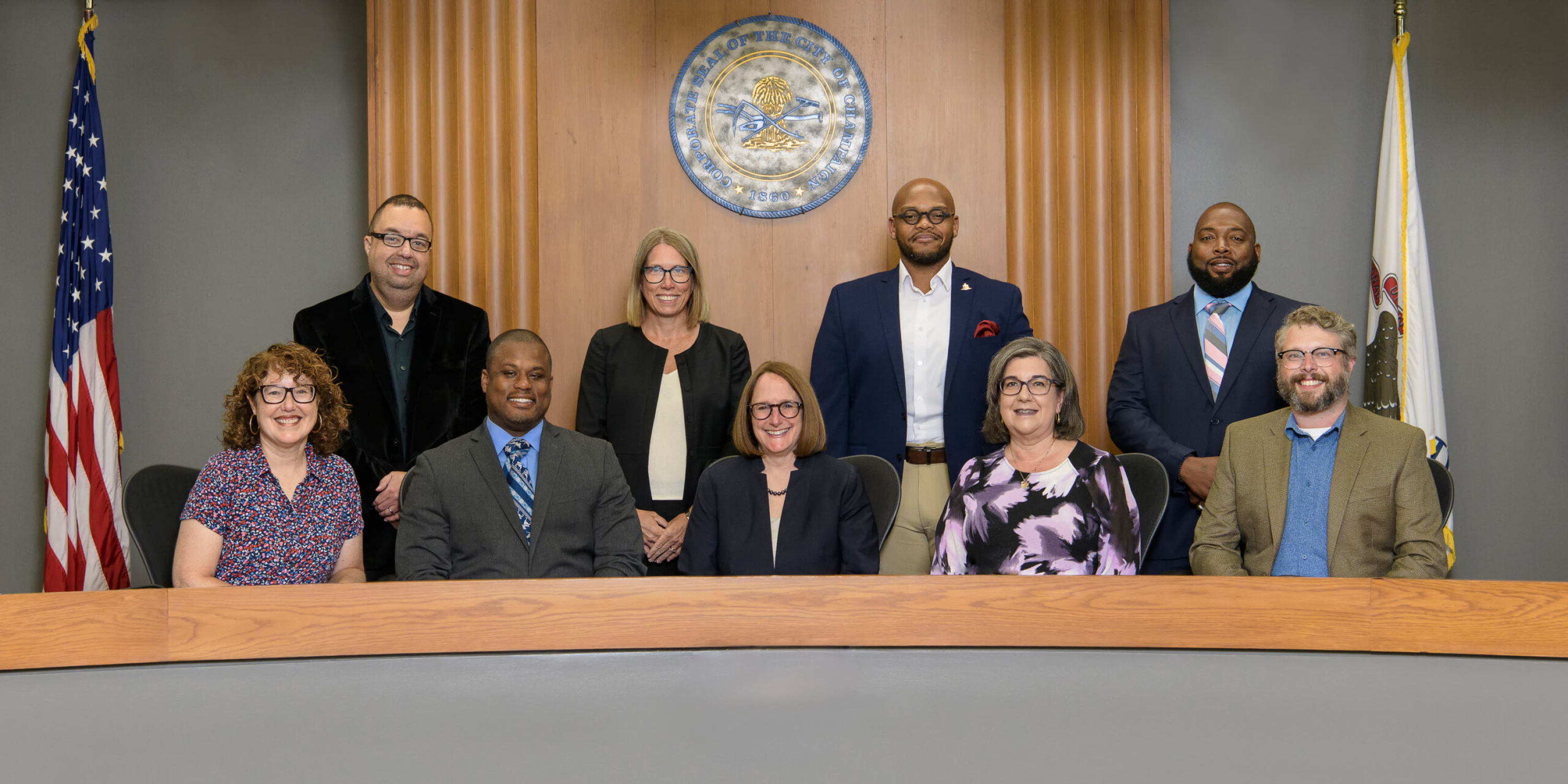 Champaign City Council Group Portrait