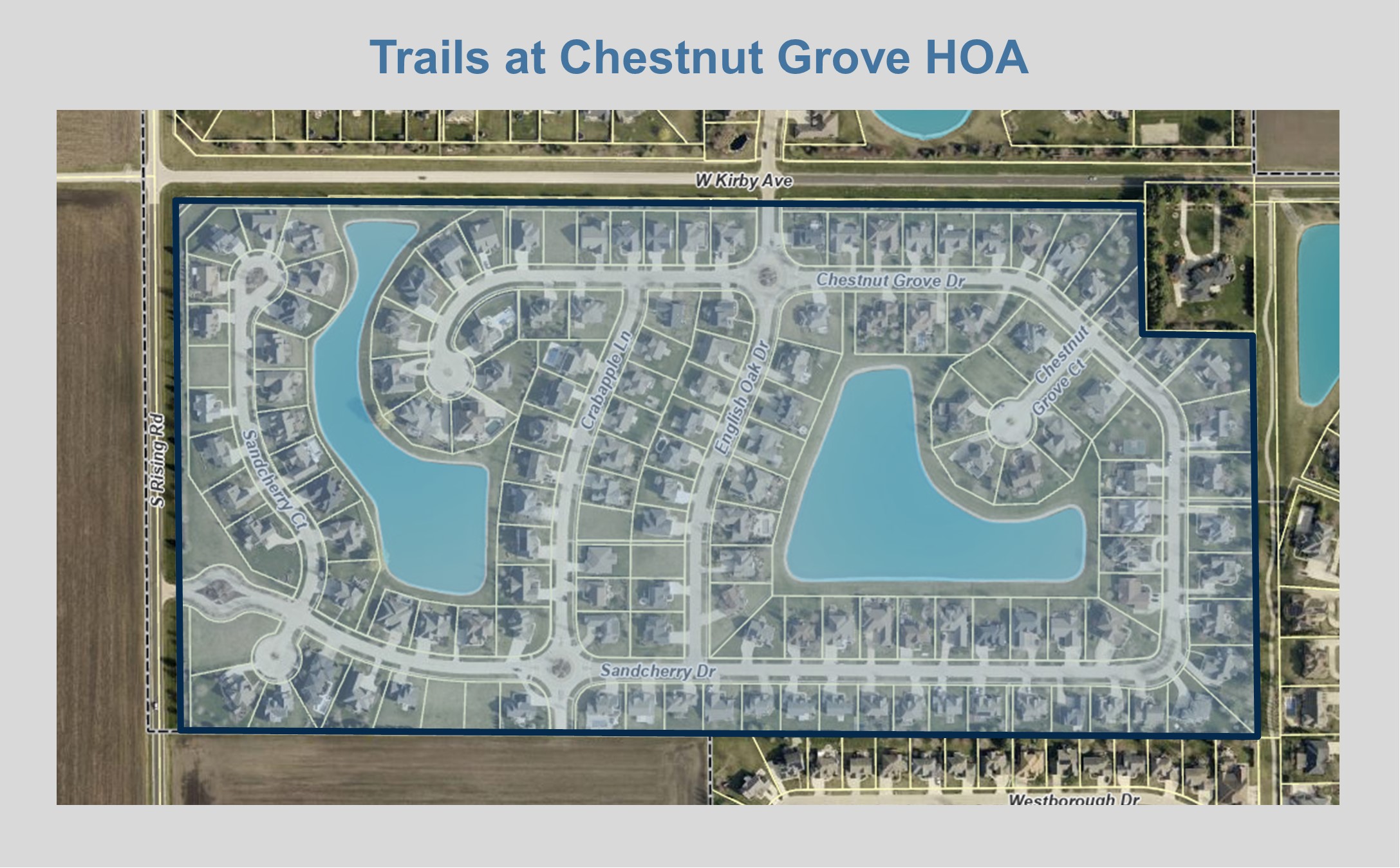 Trails at Chestnut Grove HOA Group Boundaries Map
