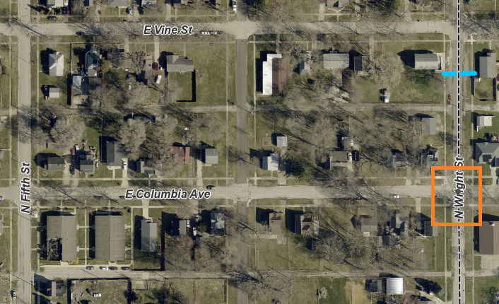 Map_Intersection of Columbia and Wright