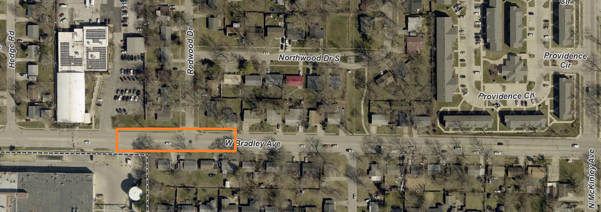 Map_Bradley Avenue at Redwood