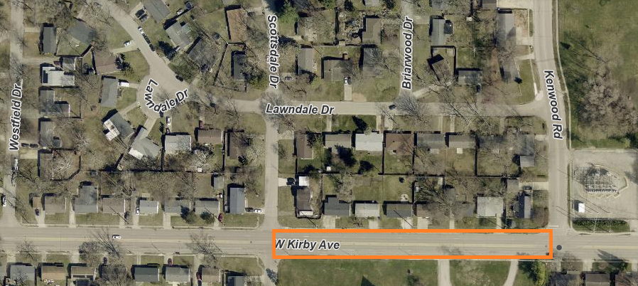 Map_Kirby between Scottsdale and Kenwood