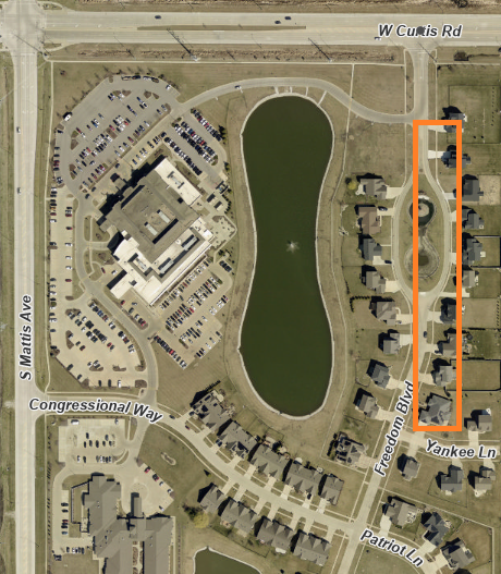 Map_Freedom between Yankee and Carle Entrance