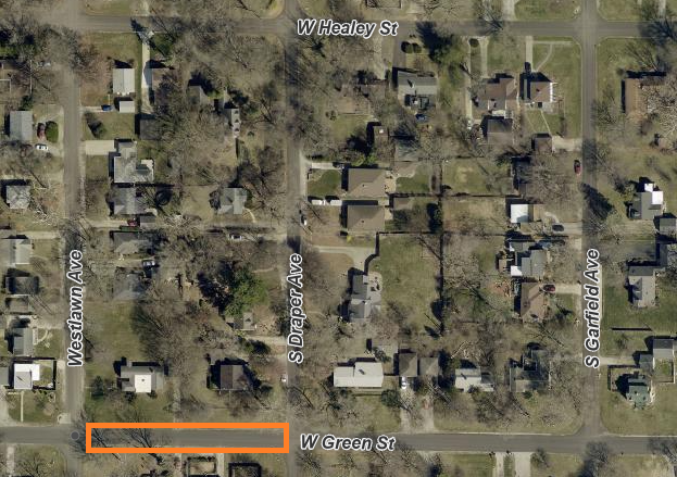 Map_Green between Westlawn and Draper