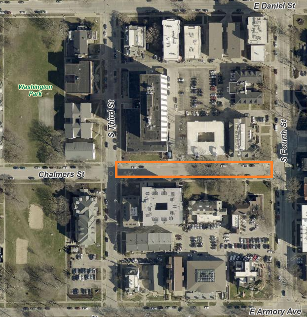 Map_Chalmers Street between Third and Fourth