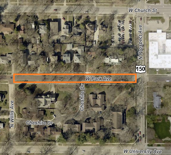 Map_Park between Willis and Prospect