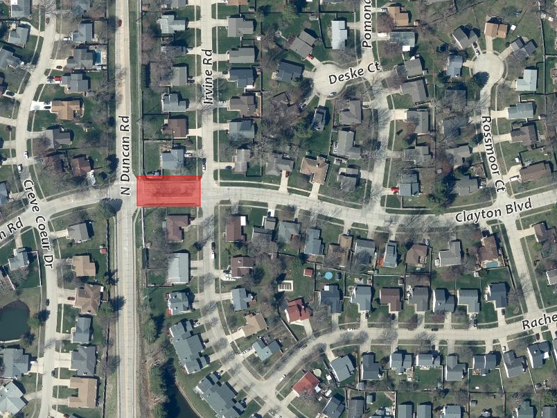 Map_Clayton between Duncan Road and Irvine Road